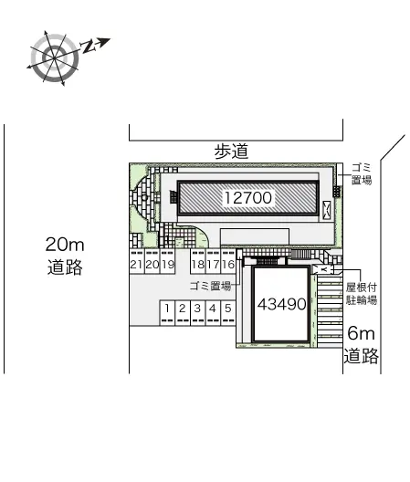 ★手数料０円★相楽郡精華町光台　月極駐車場（LP）